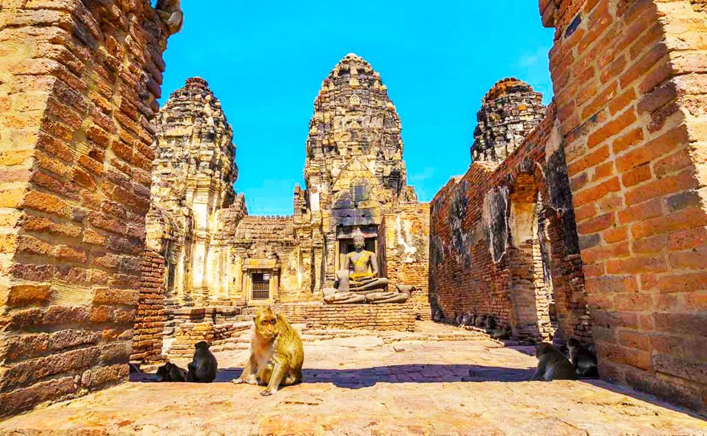 Lopburi templo monos