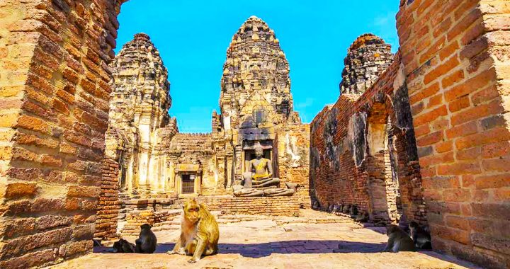 Lopburi templo monos