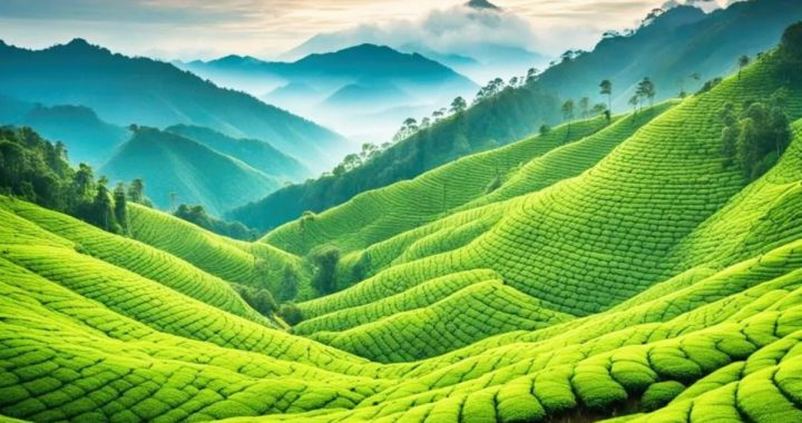 Montañas repletas de té en Cameron Highlands