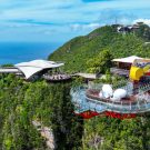 Skywalk mas largo en la isla de Langkawi en Malasia