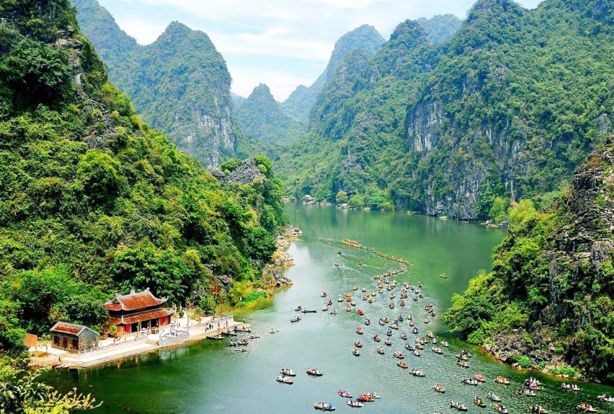 Paseo en barca por Trang An en Ninh Binh